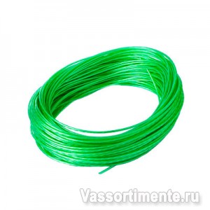 Трос в ПВХ 6/4,2 мм металлополимерный ПР-6.0 зеленый